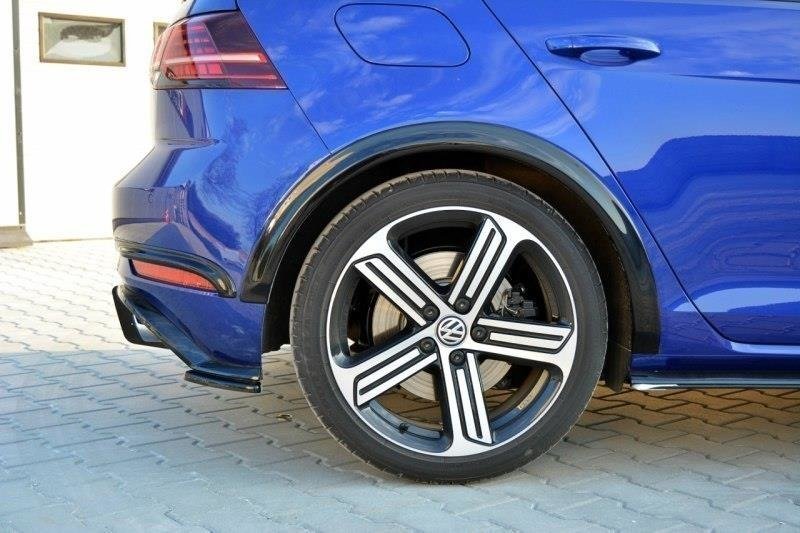 Kotflügelverlängerung VW Golf R / R-Line Mk7 Facelift schwarz Hochglanz