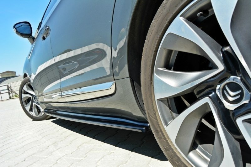 Seitenschweller Ansatz für CITROEN DS5 schwarz Hochglanz