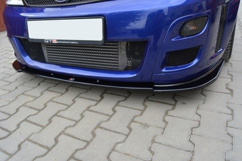 Front Ansatz für Ford Focus RS Mk1 schwarz Hochglanz