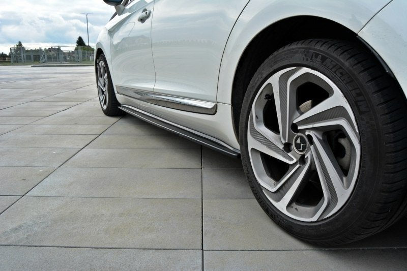Seitenschweller Ansatz für CITROEN DS5 FACELIFT, PREFACE Carbon Look