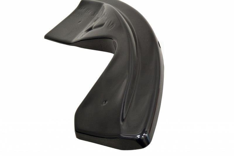 Heck Ansatz Flaps Diffusor für INFINITI QX70 schwarz Hochglanz