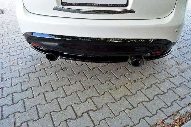Heckansatz INFINITI QX70 schwarz Hochglanz