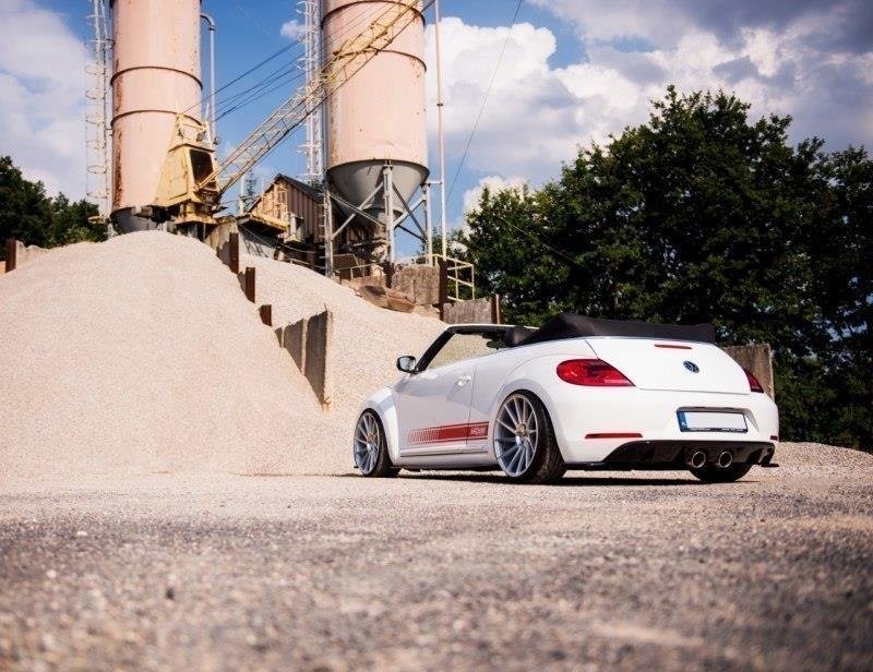 Diffusor Heck Ansatz für VW BEETLE schwarz Hochglanz