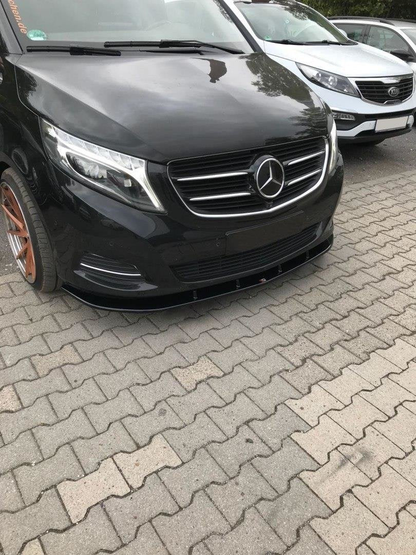 Front Ansatz V.2 für Mercedes-Benz V-Klasse W447 schwarz Hochglanz