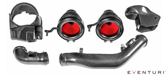 Eventuri Carbon Kevlar Ansaugsystem fuer BMW F87 M2 Competition