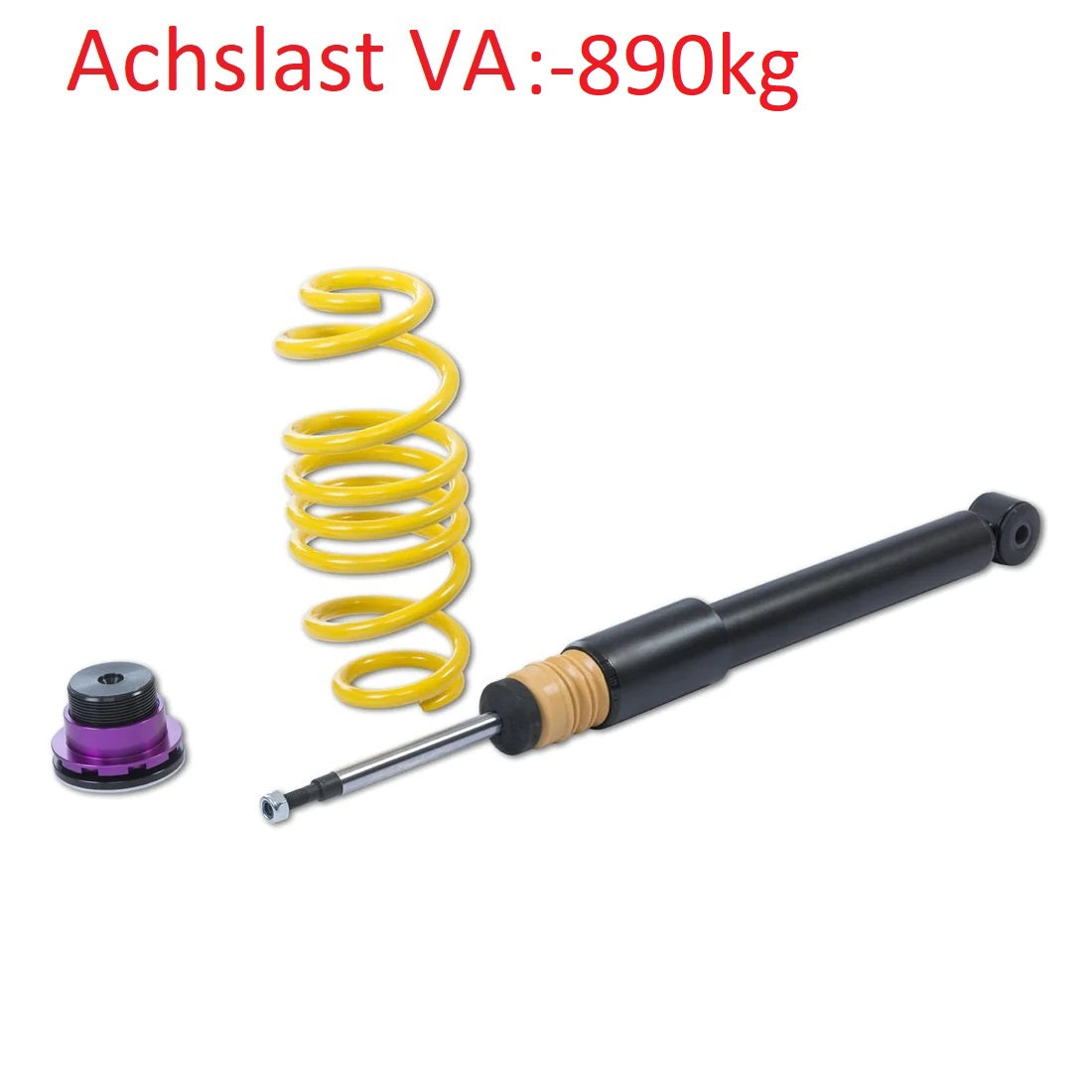 KW Gewindefahrwerk INOX V1 Golf III incl. Vento und Cabrio 45-80mm