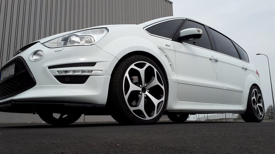 Seitenschweller Ansatz für Ford S-Max Titanium Mk1 FL schwarz Hochglanz