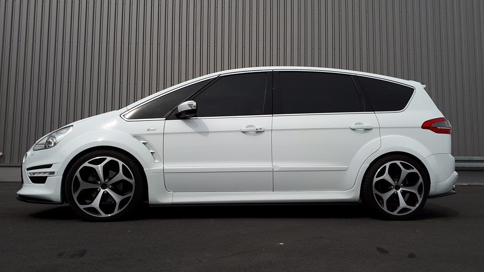 Seitenschweller Ansatz für Ford S-Max Titanium Mk1 FL schwarz Hochglanz