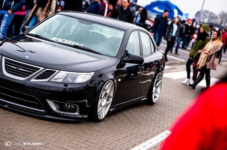 Front Ansatz für SAAB 9-3 TURBO X Carbon Look