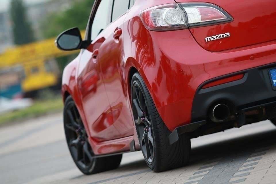 Heck Ansatz Flaps Diffusor für MAZDA 3 MK2 MPS