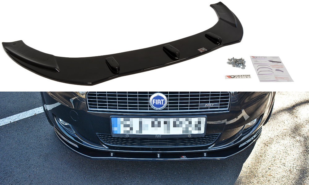 Front Ansatz für FIAT GRANDE PUNTO STANDARD schwarz Hochglanz