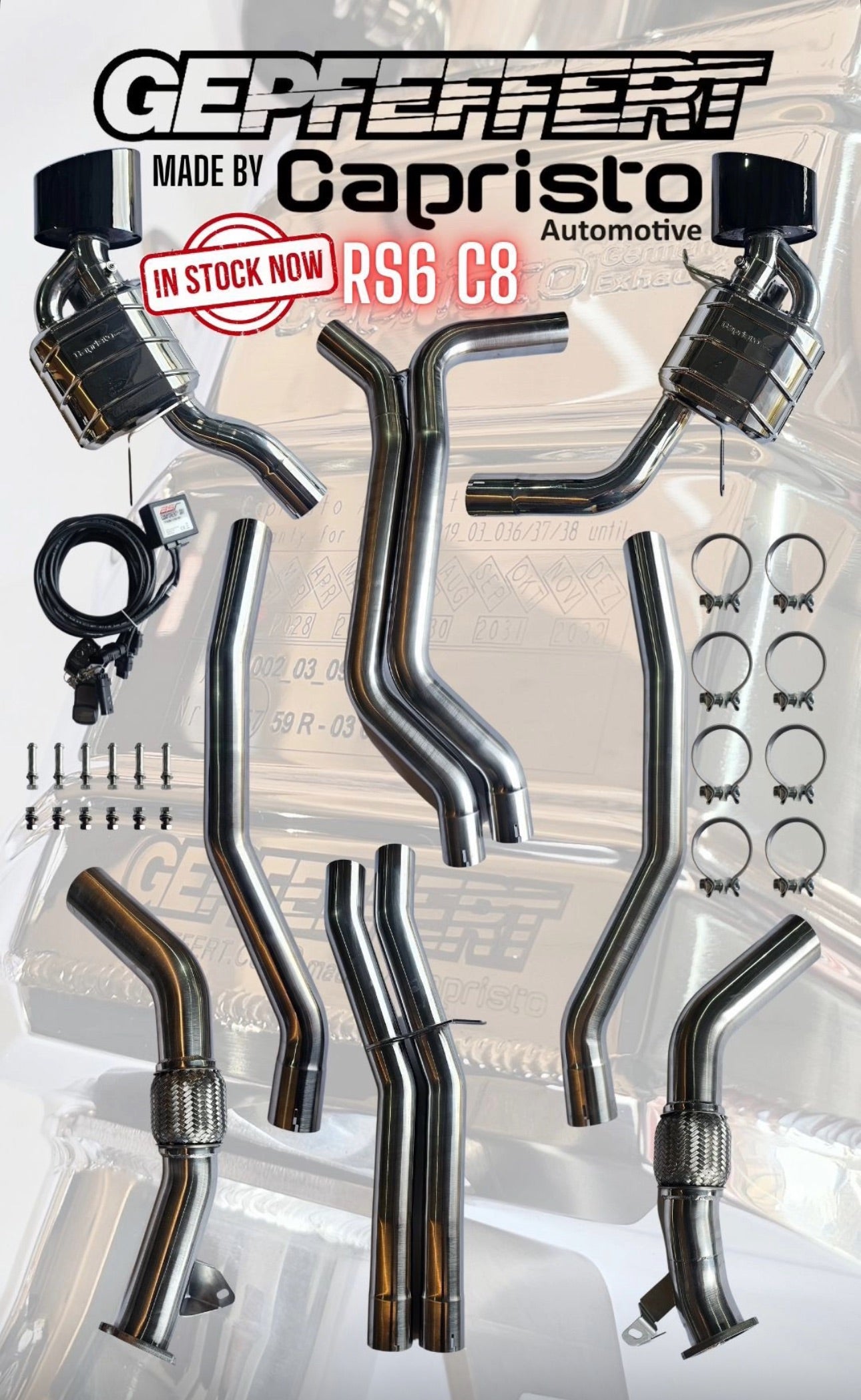 Gepfeffert.com Abgasanlage für Audi RS6 / RS7 incl. Performance (C8)