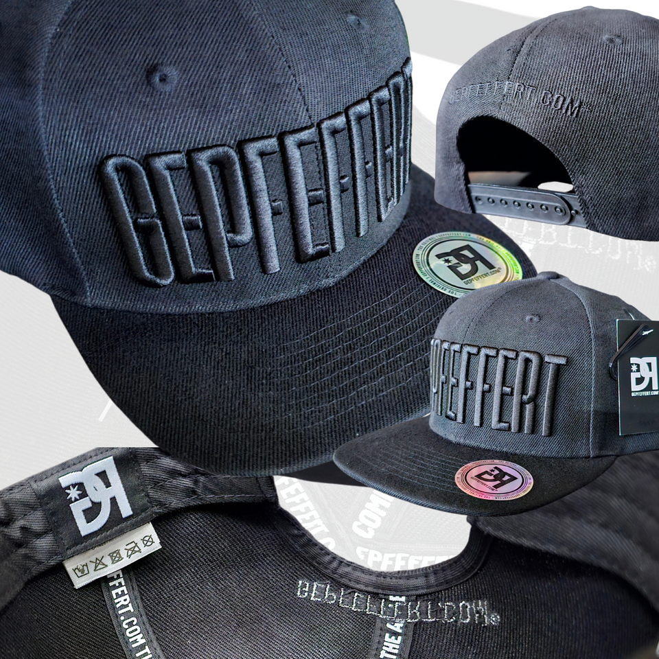 gepfeffert.com® Cap - "All Black" - gepfeffert.com