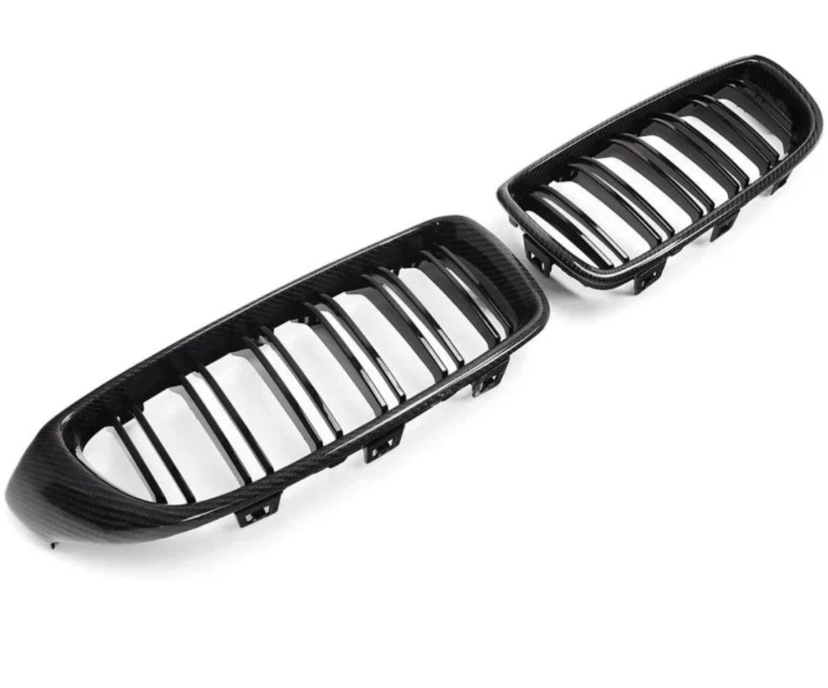 CPG Frontgrill Carbon passend für BMW 4er F32 F33 F36 M3 M4 F80 F82 F83