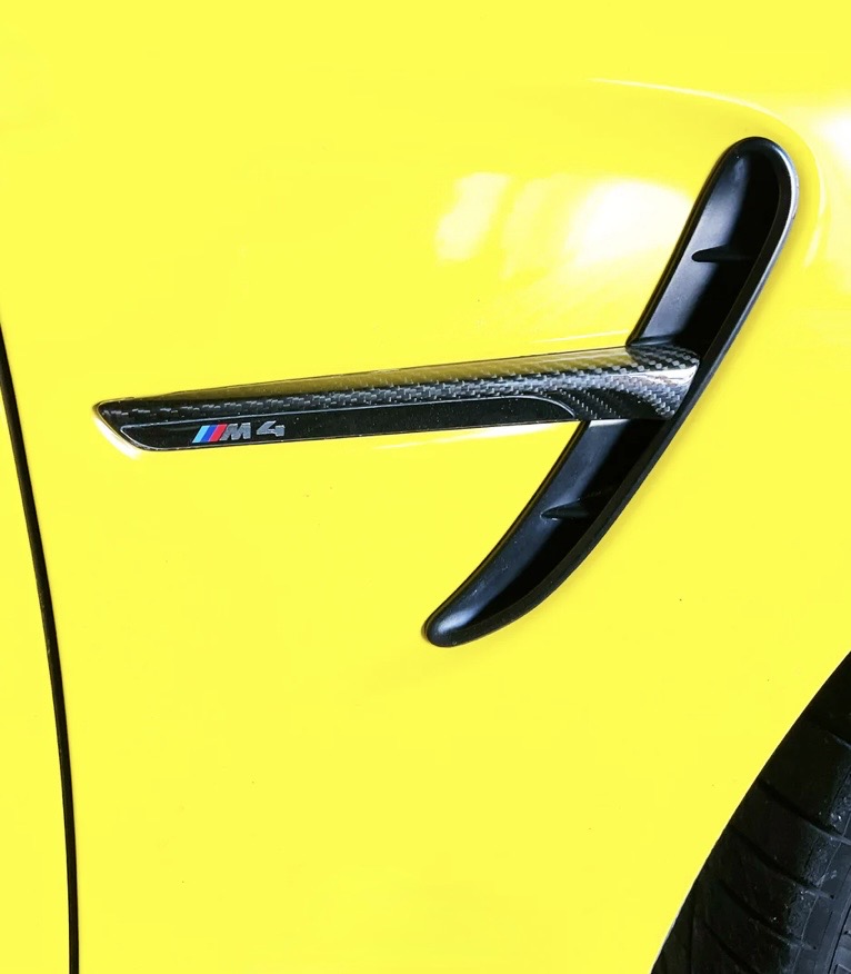 CPG Kotflügel Embleme CPG DRY Carbon passend für BMW M3 F80 M4 F82 F83 - gepfeffert.com