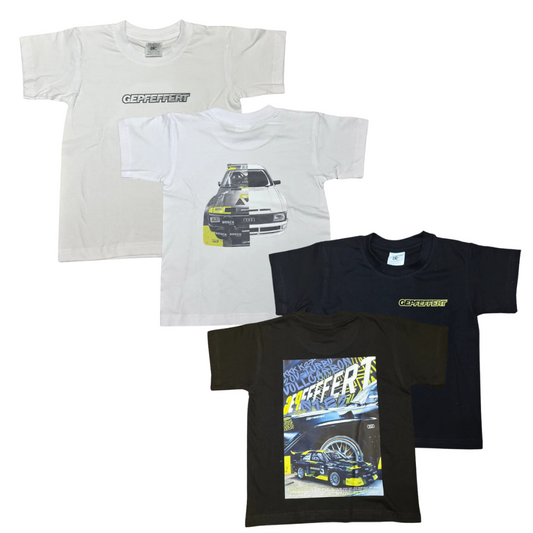 Kids gepfeffert.com Audi S1 E2 T-Shirt in versch. Farben