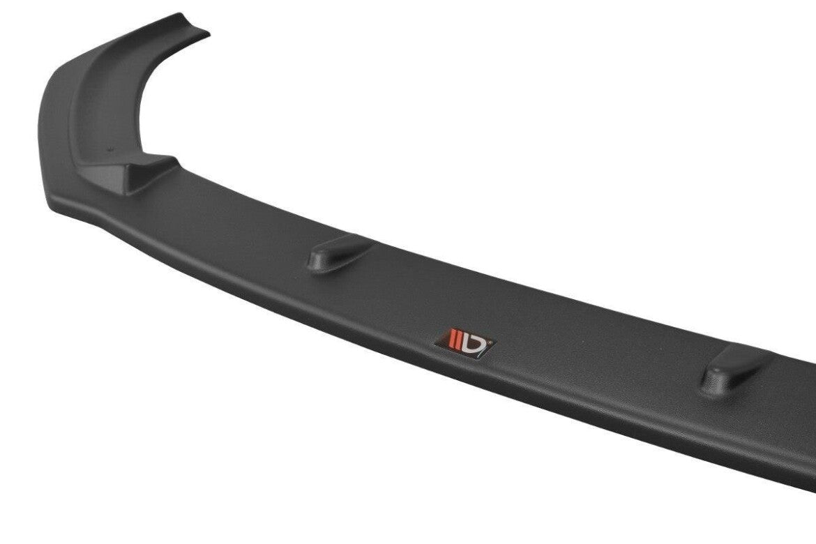 Maxton Front Ansatz für V.1 Audi S3 / A3 S-Line Hatchback / Sportback 8V Facelift schwarz Hochglanz