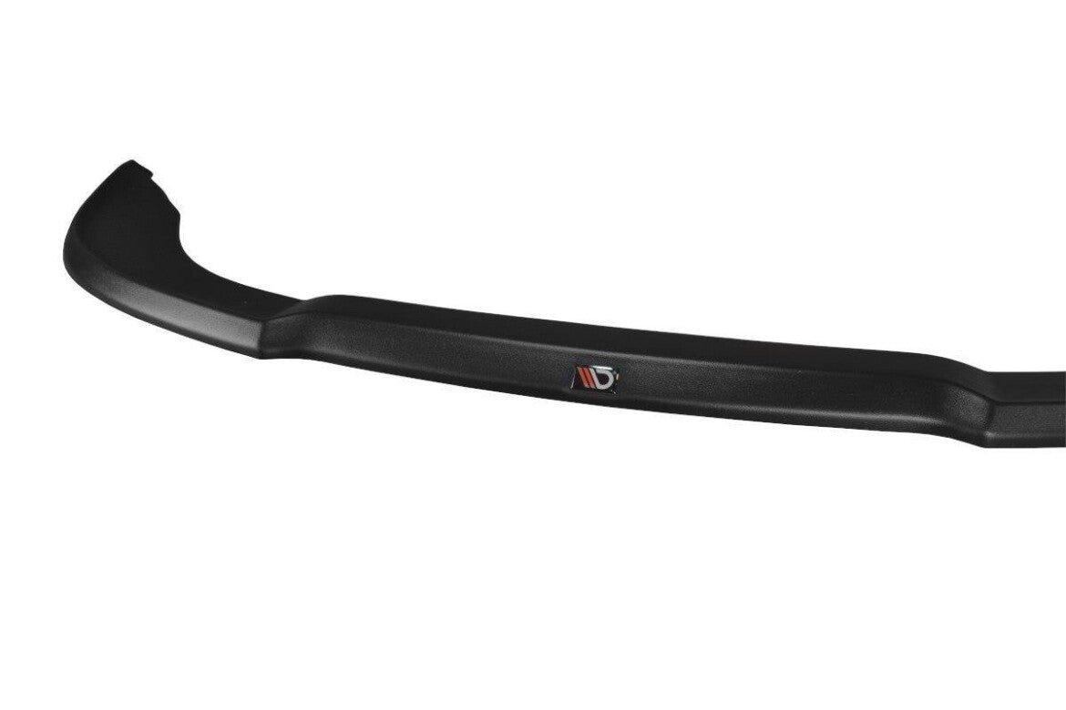 Maxton Cup Spoilerlippe Front Ansatz V.1 für Audi A4 S-Line B6 schwarz Hochglanz