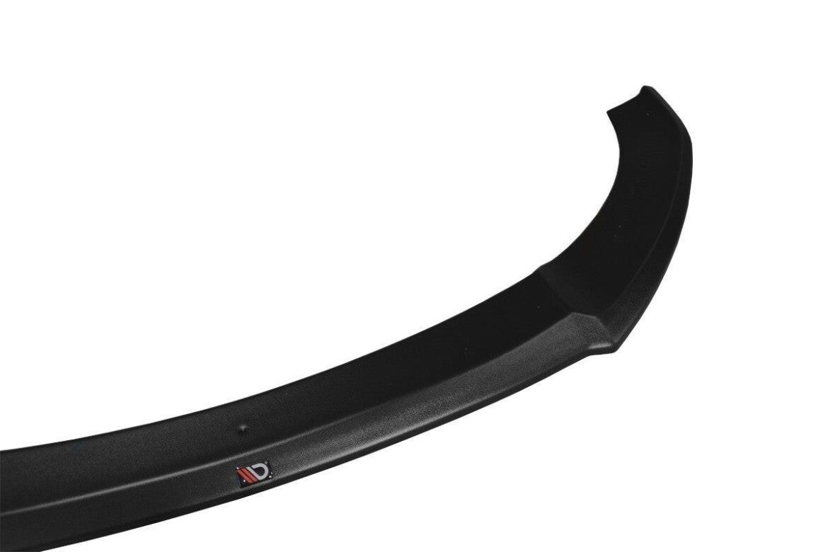 Maxton Cup Spoilerlippe Front Ansatz V.1 für Audi S7 / A7 S-Line C7 schwarz Hochglanz