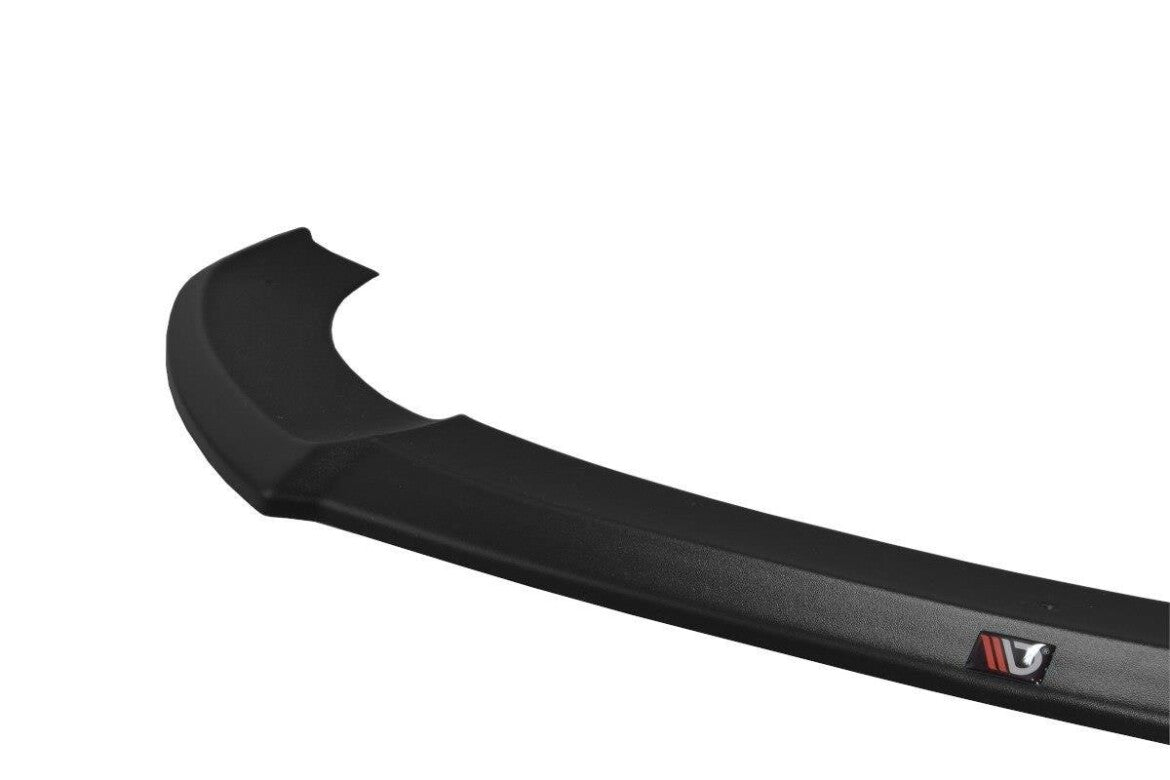 Maxton Cup Spoilerlippe Front Ansatz V.1 für Audi S7 / A7 S-Line C7 schwarz Hochglanz