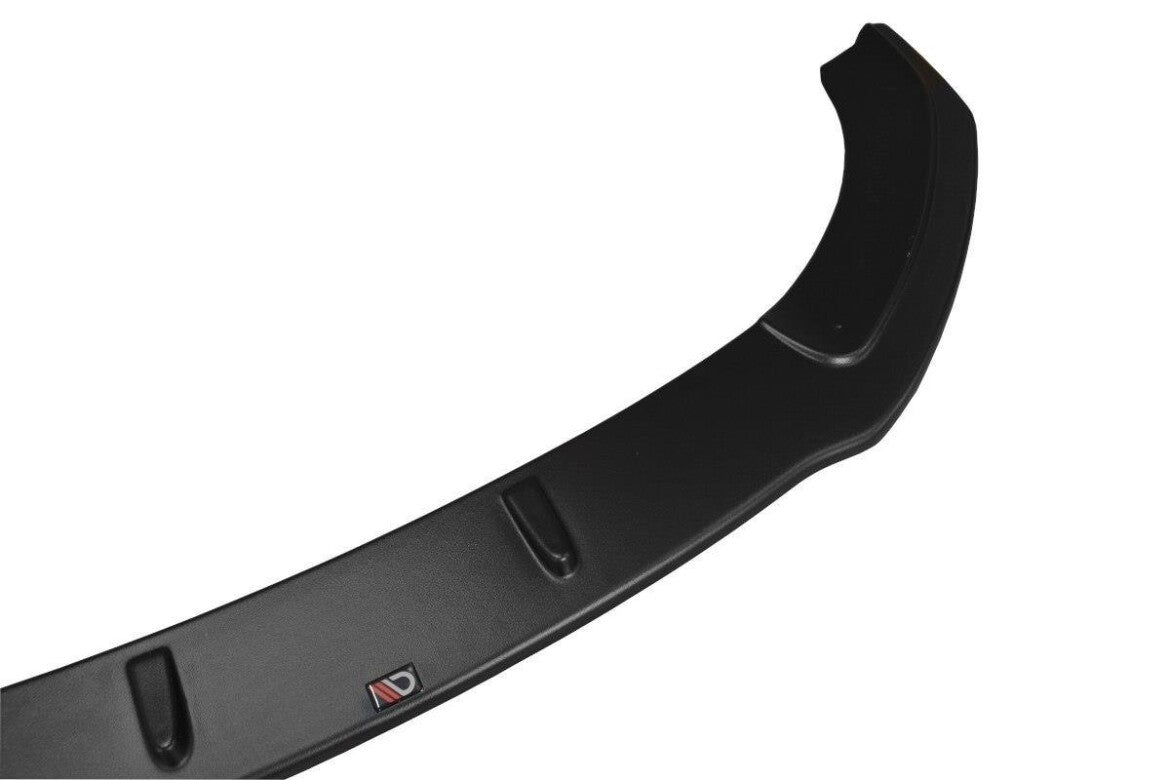 Maxton Cup Spoilerlippe Front Ansatz V.2 für Audi S7 / A7 S-Line C7 schwarz Hochglanz