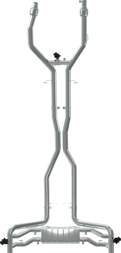 Gepfeffert.com Abgasanlage für Mercedes GLE63 / S AMG V167