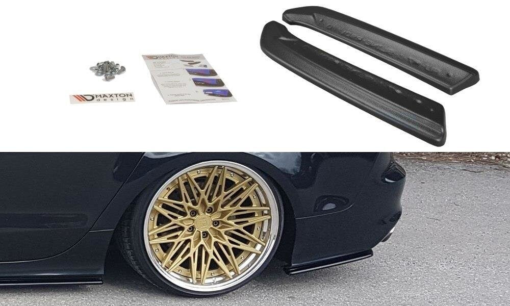 Maxton Heck Ansatz Flaps Diffusor V.1 für Audi A7 Mk1 S-Line schwarz Hochglanz