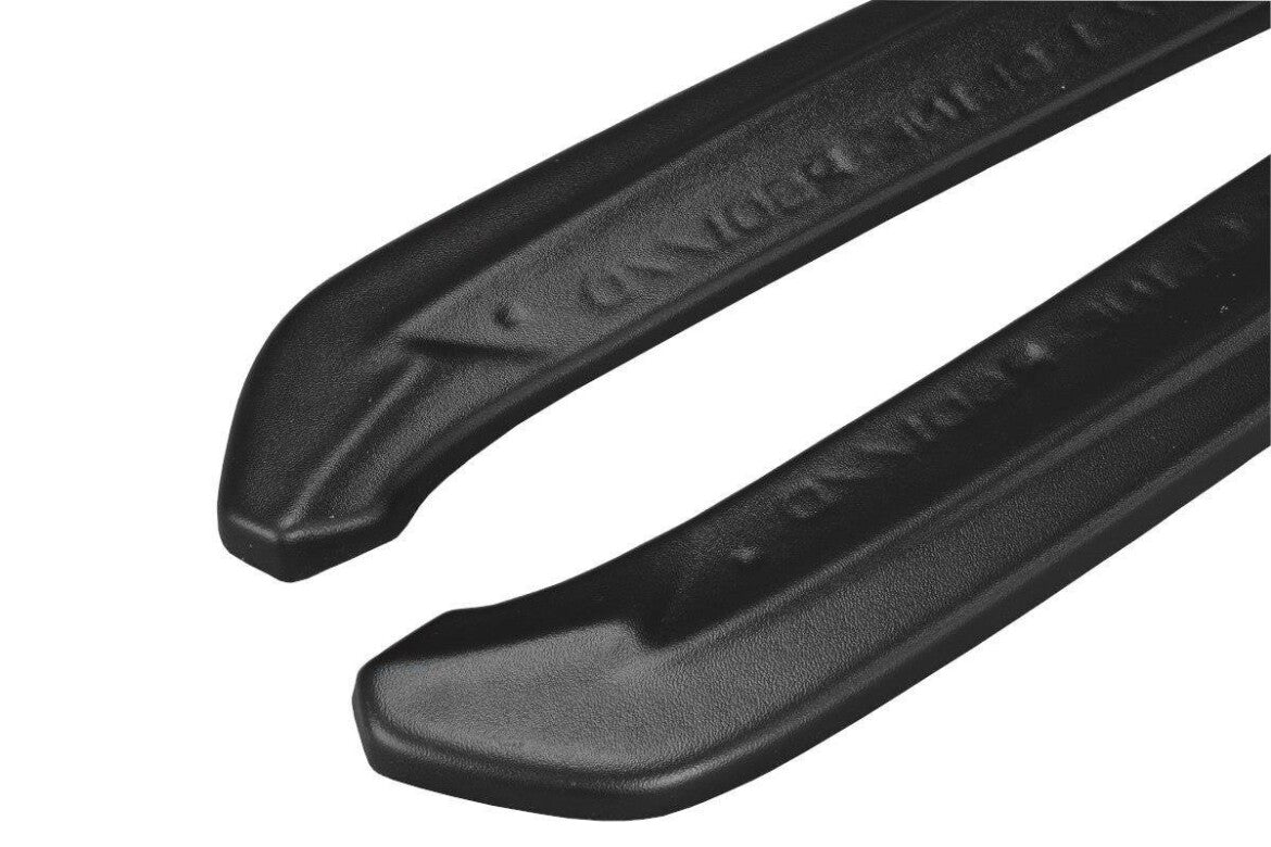 Maxton Heck Ansatz Flaps Diffusor V.1 für Audi A7 Mk1 S-Line schwarz Hochglanz