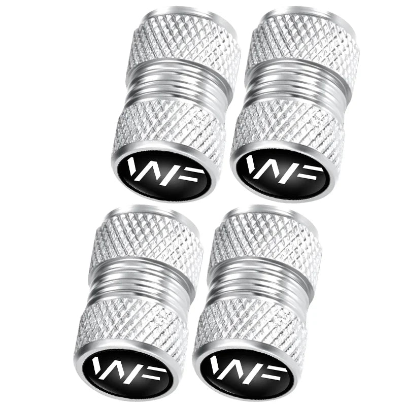 Wheelforce WF Valve Caps -Silver-