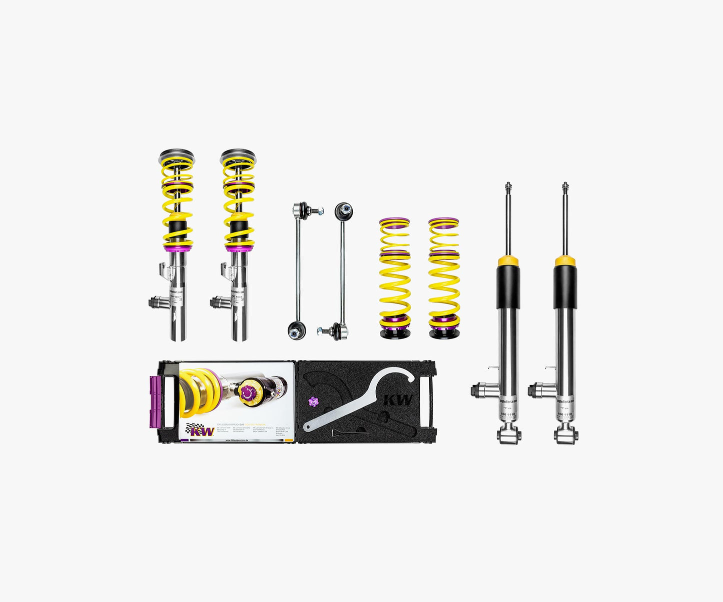 gepfeffert.com Gewindefahrwerk DDC plug&play VW Golf VII Ø 55mm (tiefe Ausführung ohne Sturzdomlager) - gepfeffert.com