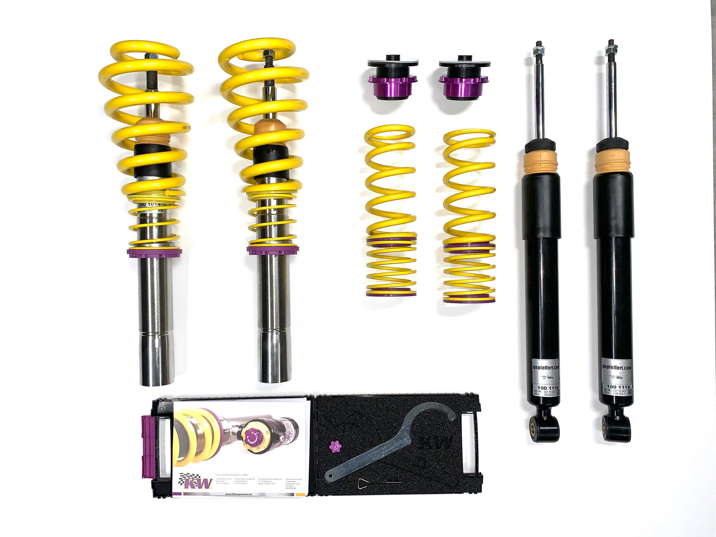gepfeffert.com Gewindefahrwerk V2 Audi A4 / A5 / A6 / Q5 (Typ B8, B81 , 4G/C7) incl. S & RS - gepfeffert.com