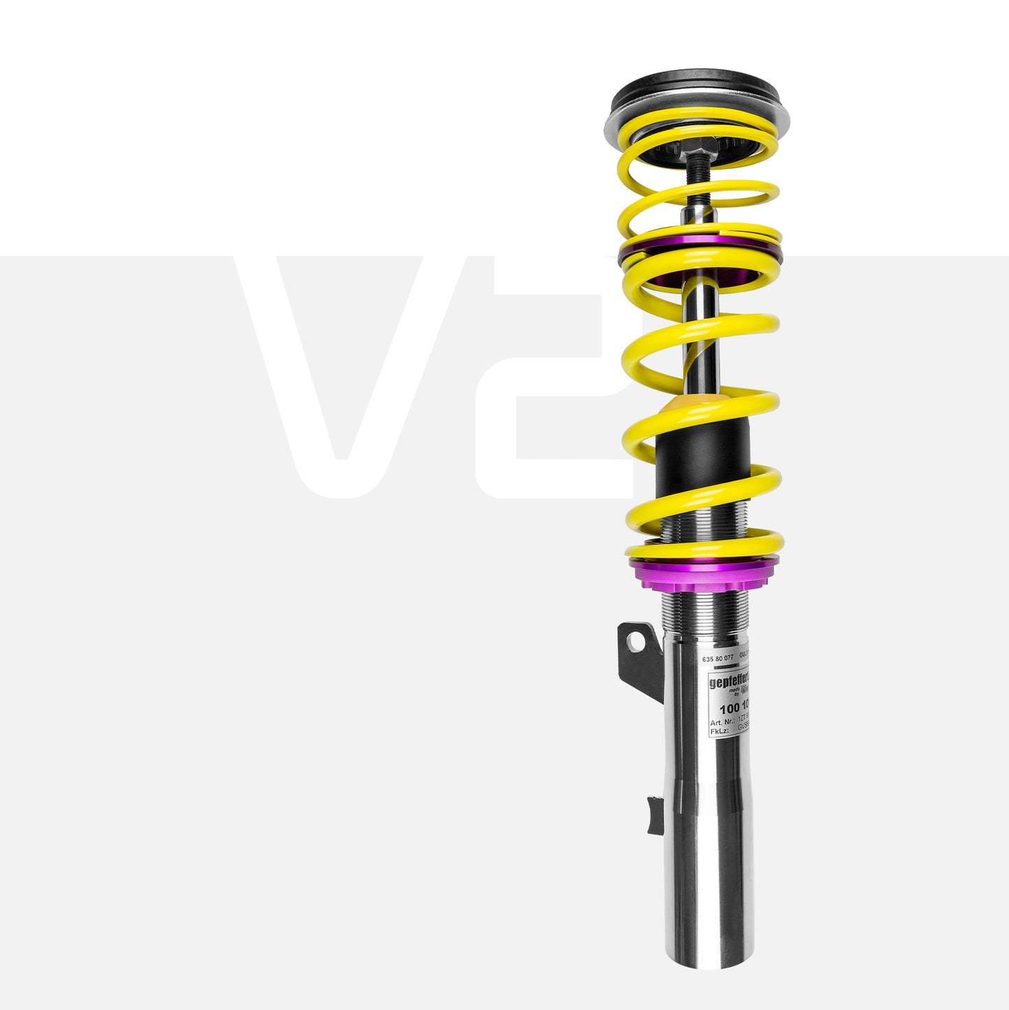 gepfeffert.com Gewindefahrwerk V2 Ø55mm (kleine tiefe Version bis 1060kg Achslast, ohne Sturzdomlager) - gepfeffert.com