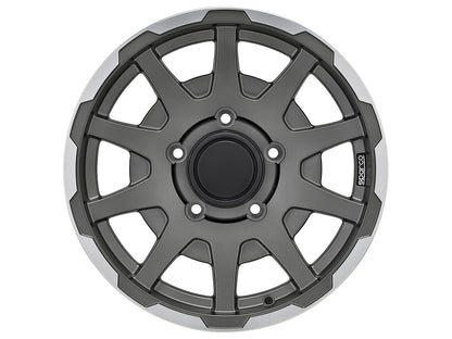 Sparco Dakar Matt Dark Grey Lip Polished für Sizuki Jimny MK2 (GJ)