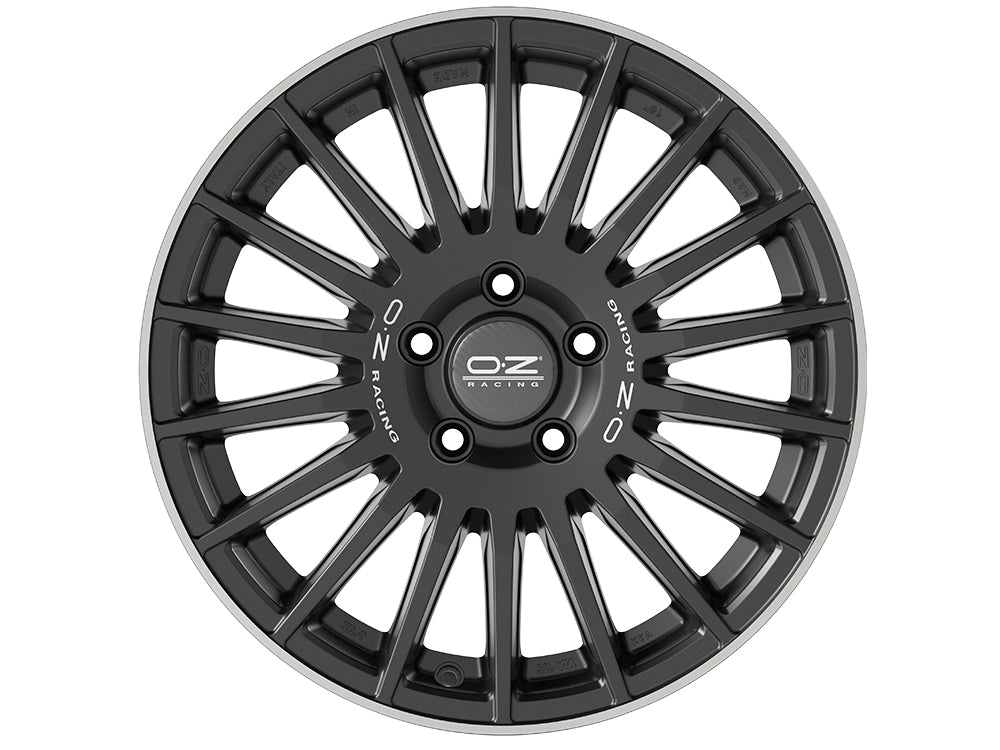 OZ Rally Desert Matt Black Diamond Cut