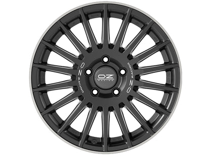 OZ Rally Desert Matt Black Diamond Cut