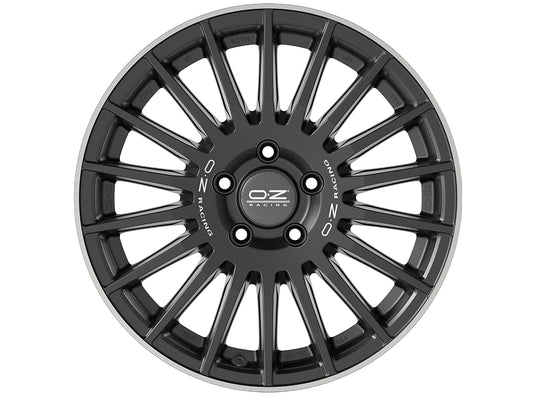 OZ Rally Desert Matt Black Diamond Cut