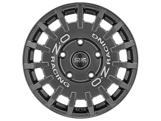 OZ Rally Racing Van Dark Graphite Silver Lettering