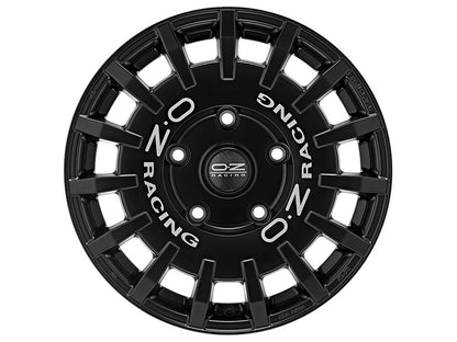 OZ Rally Racing Van Matt Black + Silver Lettering