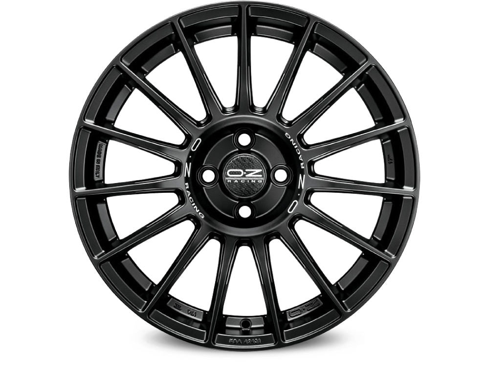 OZ Superturismo LM Matt Black + Silver Lettering