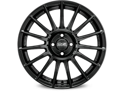 OZ Superturismo LM Matt Black + Silver Lettering