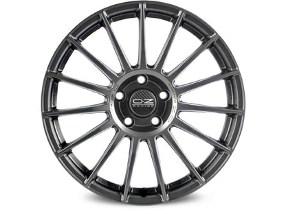 OZ Superturismo LM Matt Graphite + Silver Lettering