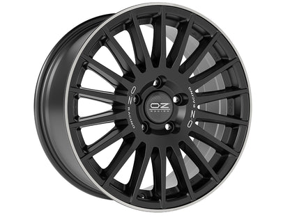 OZ Rally Desert Matt Black Diamond Cut