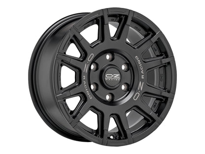 OZ Rally Legend Matt Black + Dark Lettering