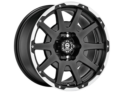 Sparco Dakar Matt Black Lip Polished