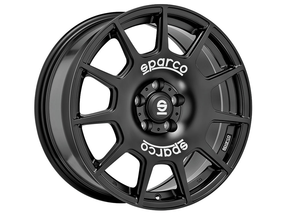 Sparco Terra Matt Black + White Lettering