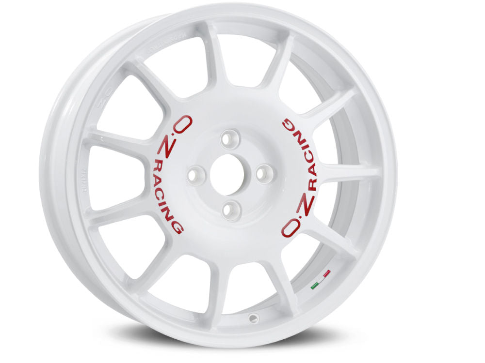 OZ Leggenda Race White + Red Lettering