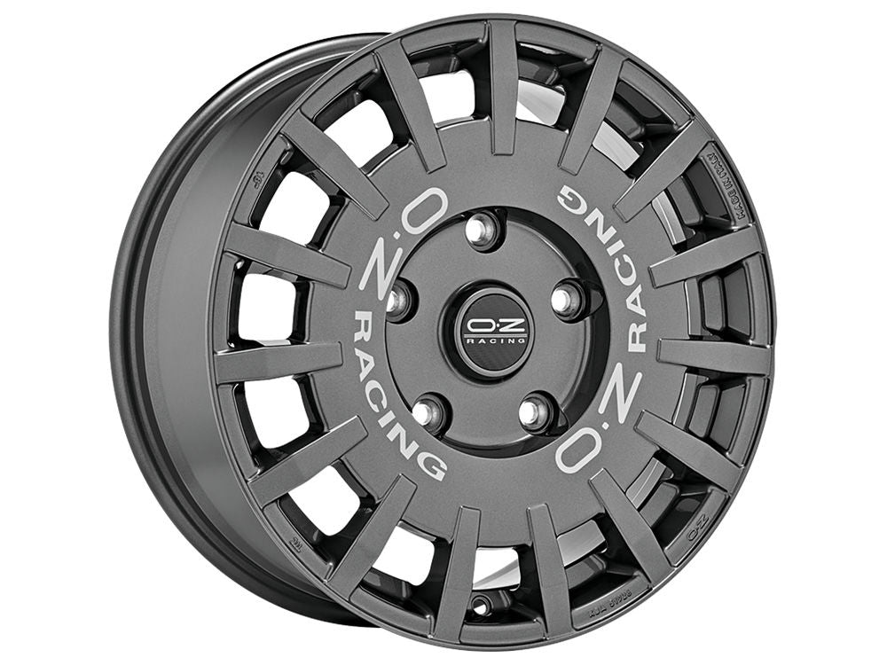 OZ Rally Racing Van Dark Graphite Silver Lettering