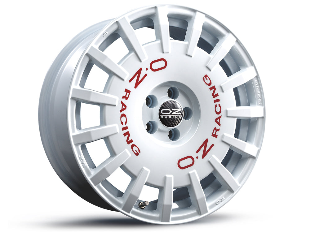 OZ Rally Racing Race White + Red Lettering