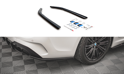 Heck Ansatz Flaps Diffusor V.2 für BMW 3er G20 / G21 M-Paket schwarz Hochglanz