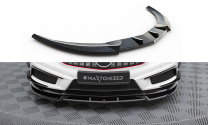 Front Ansatz V.3 für Mercedes-Benz A45 AMG W176 schwarz Hochglanz